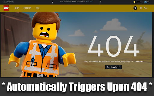 404 Redirector  from Chrome web store to be run with OffiDocs Chromium online