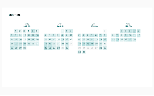 42hours  from Chrome web store to be run with OffiDocs Chromium online