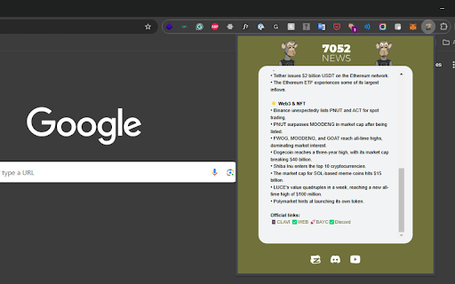 7052 News  from Chrome web store to be run with OffiDocs Chromium online