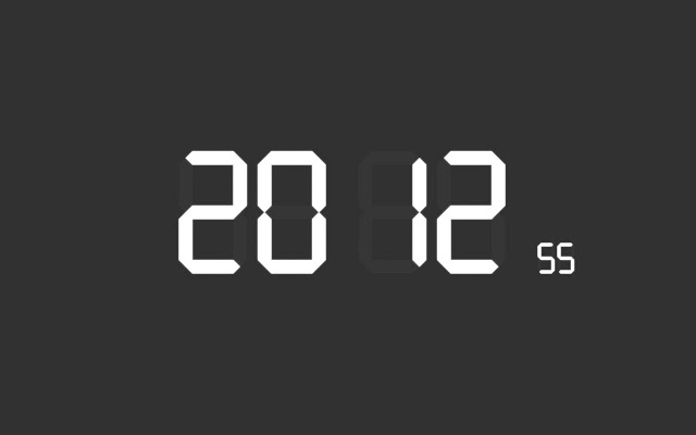 7 segment clock  from Chrome web store to be run with OffiDocs Chromium online