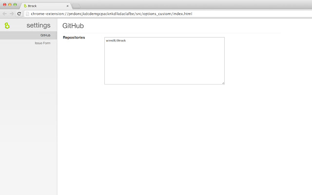 8track: Github Issue Template Manager  from Chrome web store to be run with OffiDocs Chromium online