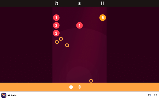 99 Balls Game Hit and destroy balls before they reach the bottom!  from Chrome web store to be run with OffiDocs Chromium online