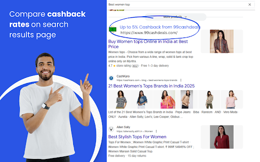 99CashDeals Shopping Assistant  from Chrome web store to be run with OffiDocs Chromium online