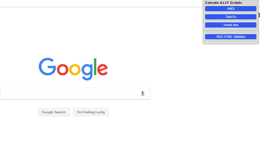 A11y Scripts  from Chrome web store to be run with OffiDocs Chromium online