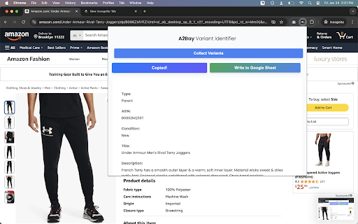 A2Bay  from Chrome web store to be run with OffiDocs Chromium online