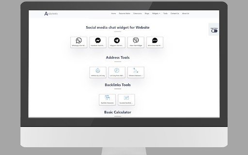 A2Z Tools Extension  from Chrome web store to be run with OffiDocs Chromium online