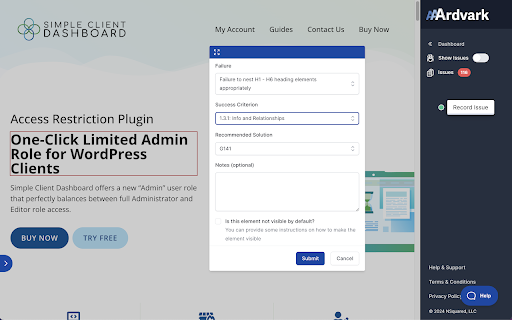 AAArdvark  from Chrome web store to be run with OffiDocs Chromium online