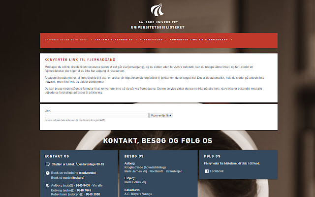 AAU Fjernadgang  from Chrome web store to be run with OffiDocs Chromium online