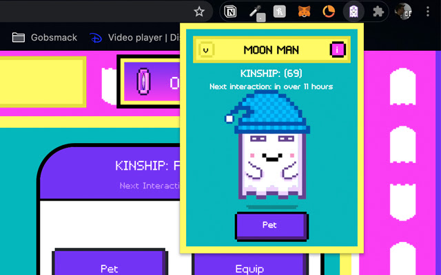Aavegotchi Extension  from Chrome web store to be run with OffiDocs Chromium online