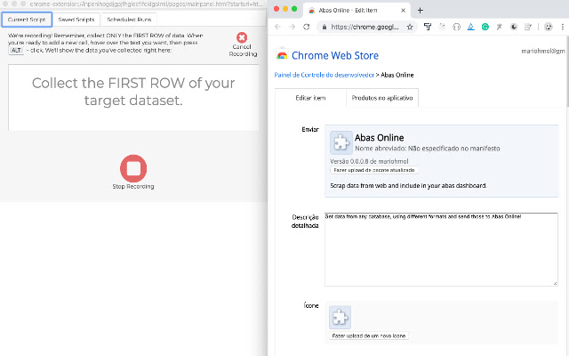 Abas Online  from Chrome web store to be run with OffiDocs Chromium online