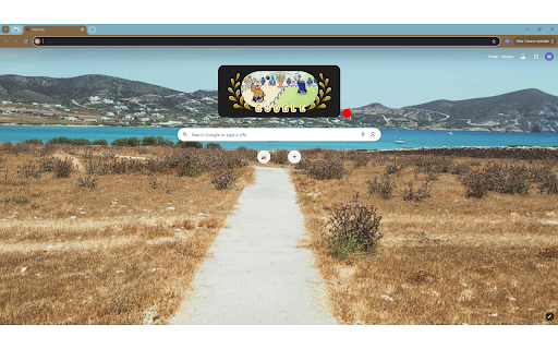 a Beach in Paros, Greece  from Chrome web store to be run with OffiDocs Chromium online