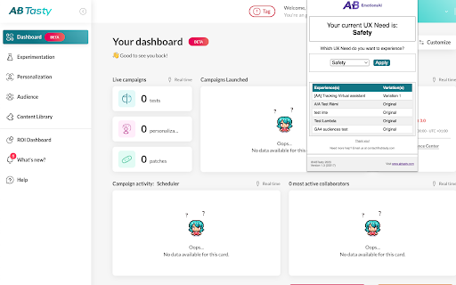 AB Emotions AI  from Chrome web store to be run with OffiDocs Chromium online