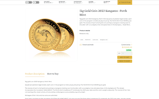 AB Price Over Spot  from Chrome web store to be run with OffiDocs Chromium online