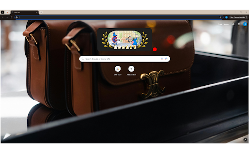 a Brown Leather Hand Bag  from Chrome web store to be run with OffiDocs Chromium online