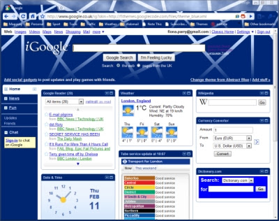 OffiDocs Chromium 온라인과 함께 실행되는 Chrome 웹 스토어의 Abstract Blue for Chrome