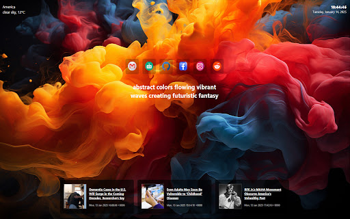 abstract colors  from Chrome web store to be run with OffiDocs Chromium online