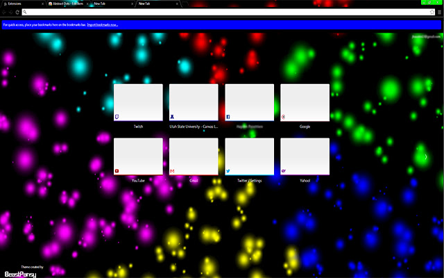 Abstract Dots  from Chrome web store to be run with OffiDocs Chromium online