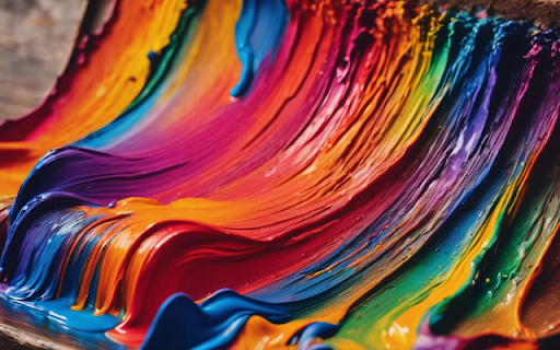 Abstract Melted Crayons  from Chrome web store to be run with OffiDocs Chromium online
