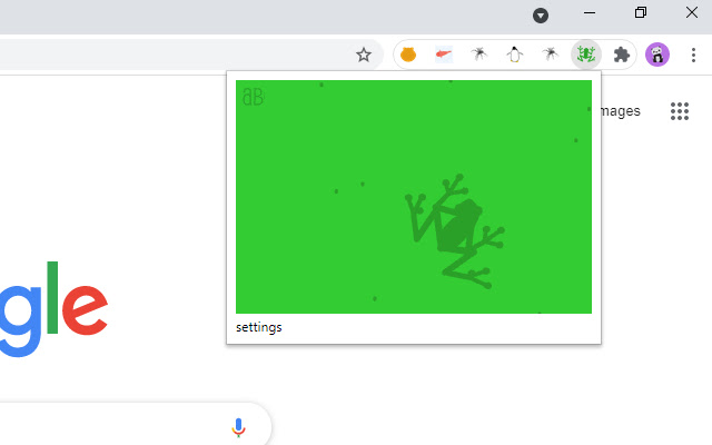 aB Tree Frog  from Chrome web store to be run with OffiDocs Chromium online