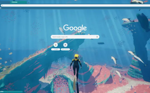 ABZÛ  from Chrome web store to be run with OffiDocs Chromium online
