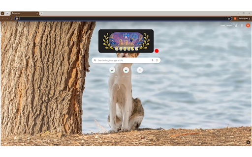A Cat Sitting beside a Tree  from Chrome web store to be run with OffiDocs Chromium online