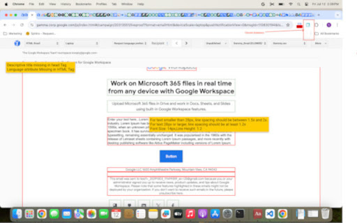 Accessibility Highlighter  from Chrome web store to be run with OffiDocs Chromium online