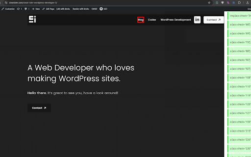 Accessibility Sidebar  from Chrome web store to be run with OffiDocs Chromium online