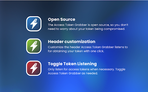 Access Token Grabber  from Chrome web store to be run with OffiDocs Chromium online