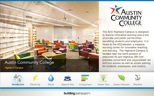 ACC Highland Campus Building Dashboard  from Chrome web store to be run with OffiDocs Chromium online