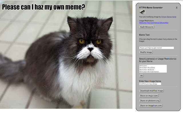 Accountable Meme Generator  from Chrome web store to be run with OffiDocs Chromium online