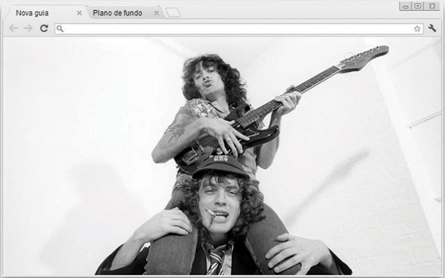 AC/DC Bon Scott and Angus Young  from Chrome web store to be run with OffiDocs Chromium online
