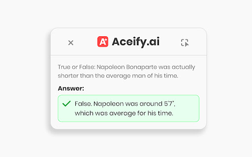 Aceify.ai  from Chrome web store to be run with OffiDocs Chromium online