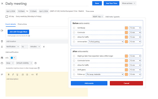Ace Your Time  from Chrome web store to be run with OffiDocs Chromium online