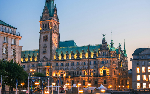 A city with a large building and a river  from Chrome web store to be run with OffiDocs Chromium online