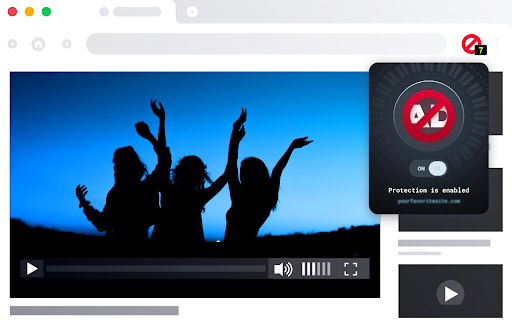 AdBlock Block Ads Plus  from Chrome web store to be run with OffiDocs Chromium online