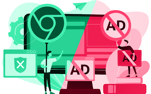 Ad Blocker Chrome  from Chrome web store to be run with OffiDocs Chromium online