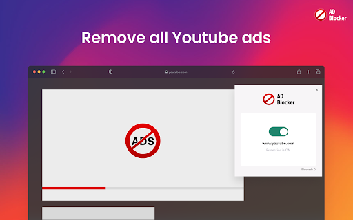 Adblock for Browser  from Chrome web store to be run with OffiDocs Chromium online