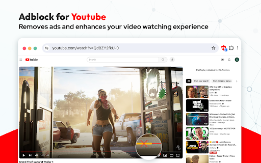 Adblock for Youtube™ Auto Skip ad  from Chrome web store to be run with OffiDocs Chromium online