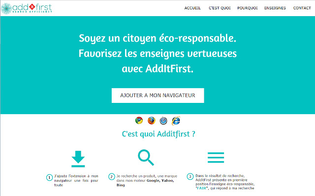 AdditFirst  from Chrome web store to be run with OffiDocs Chromium online