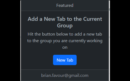Add New Tab To Current Group  from Chrome web store to be run with OffiDocs Chromium online