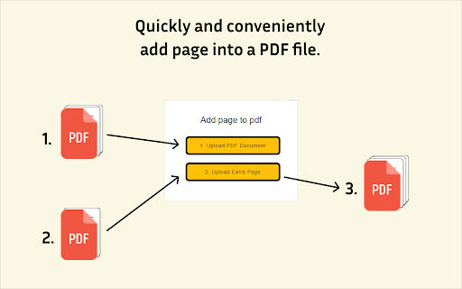 Add Page to PDF  from Chrome web store to be run with OffiDocs Chromium online