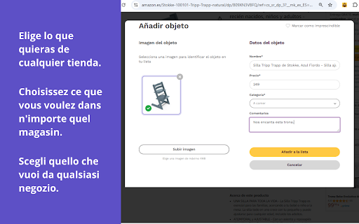 Add to HelloBB Button  from Chrome web store to be run with OffiDocs Chromium online