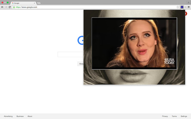 Adele(ing)  from Chrome web store to be run with OffiDocs Chromium online