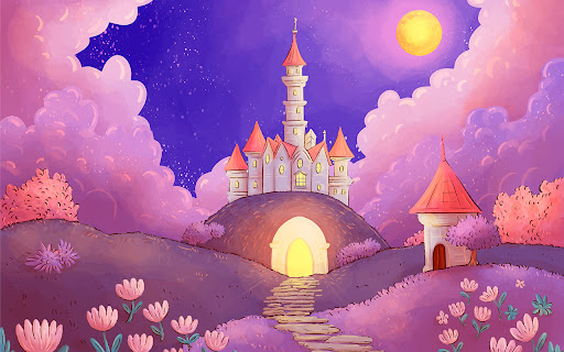 A delicate and fairytale watercolor background  from Chrome web store to be run with OffiDocs Chromium online