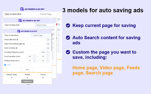 AD FINDERAD SPY  from Chrome web store to be run with OffiDocs Chromium online