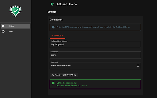 AdGuard Home Control  from Chrome web store to be run with OffiDocs Chromium online