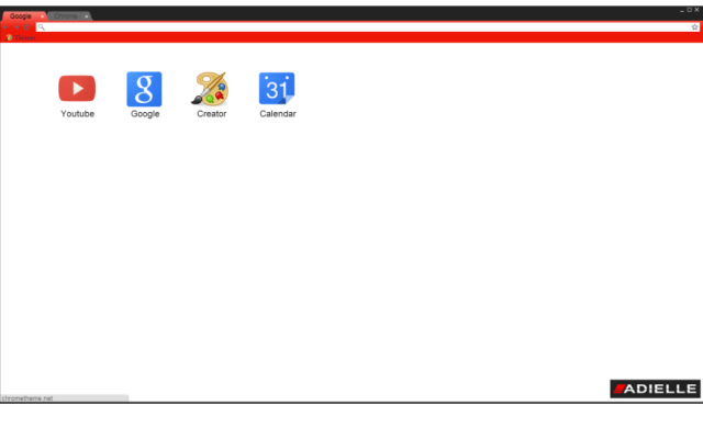 Adielle theme  from Chrome web store to be run with OffiDocs Chromium online