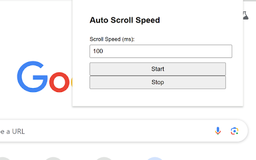 Adjustable Auto Scroll  from Chrome web store to be run with OffiDocs Chromium online