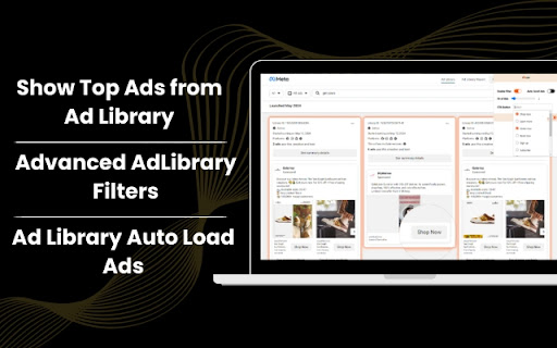 AdLibo Ad Spy Tool for AdLibrary  Ad Library Ad Finder  from Chrome web store to be run with OffiDocs Chromium online