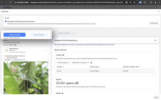 Ad Library Cloud  from Chrome web store to be run with OffiDocs Chromium online Ad Library Cloud  from Chrome web store to be run with OffiDocs Chromium online